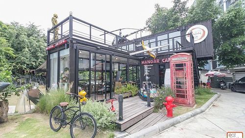 อย่างเท่! Hangar By Café De Museum คาเฟ่ใกล้กรุง บรรยากาศกองบิน